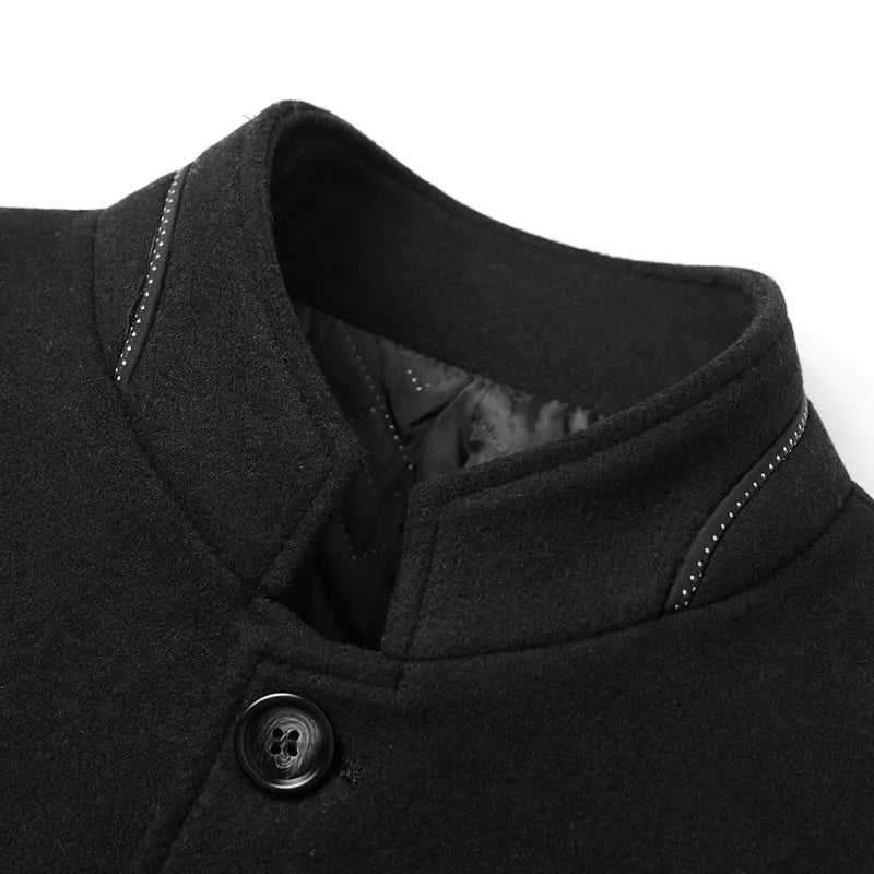 primecuration | Manteau élégant en laine pour hommes - Style chic et confort