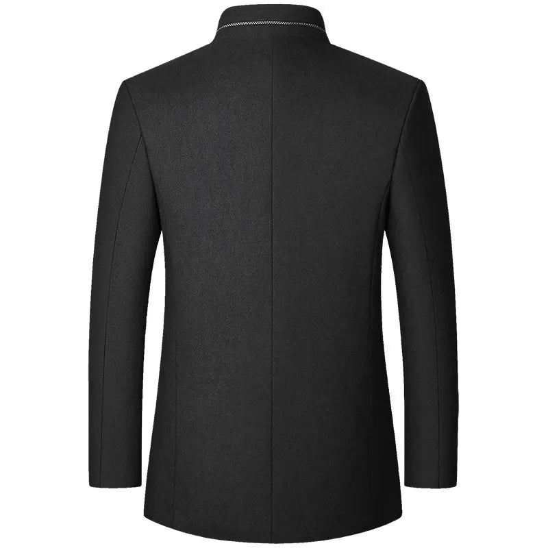 primecuration | Manteau élégant en laine pour hommes - Style chic et confort