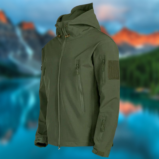 primecuration | Veste Outdoor Fonctionnelle en Matériau Résistant et Léger