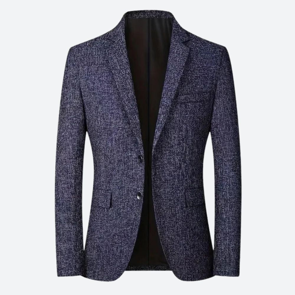 primecuration | Blazer homme en laine à double bouton, élégant et polyvalent