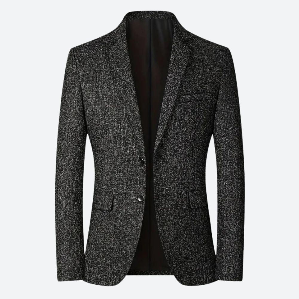 primecuration | Blazer homme en laine à double bouton, élégant et polyvalent