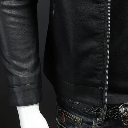 primecuration | Veste de Biker en Cuir - Style Bomber Élégant et Durable