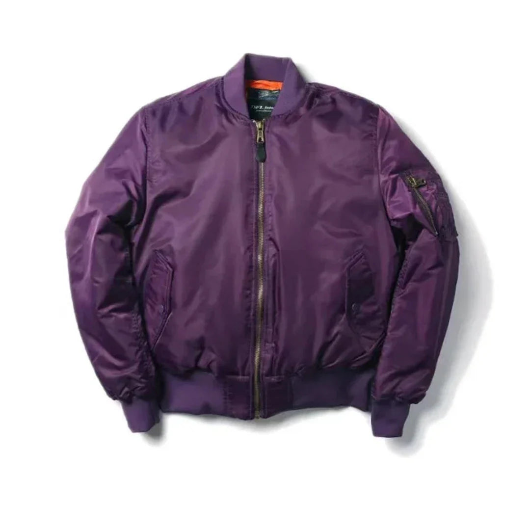 primecuration | Veste bomber vintage imperméable unisexe - Style rétro et pratique