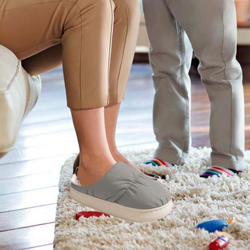primecuration | Chaussons chauffants en peluche unisexes, doux et confortables