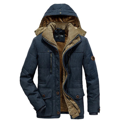 primecuration | Veste d'hiver chaude pour hommes Doublure en polaire Everest