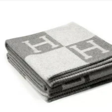 Couverture douce chaude – Plaid en laine classique pour canapé et lit