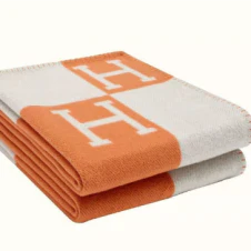 Couverture douce chaude – Plaid en laine classique pour canapé et lit