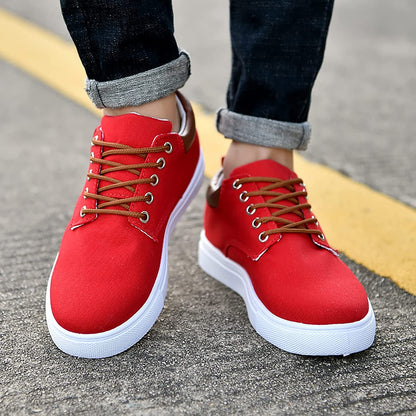 primecuration | Baskets robustes pour hommes, semelle blanche, confort et style