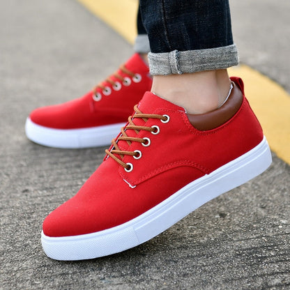 primecuration | Baskets robustes pour hommes, semelle blanche, confort et style