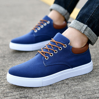 primecuration | Baskets robustes pour hommes, semelle blanche, confort et style