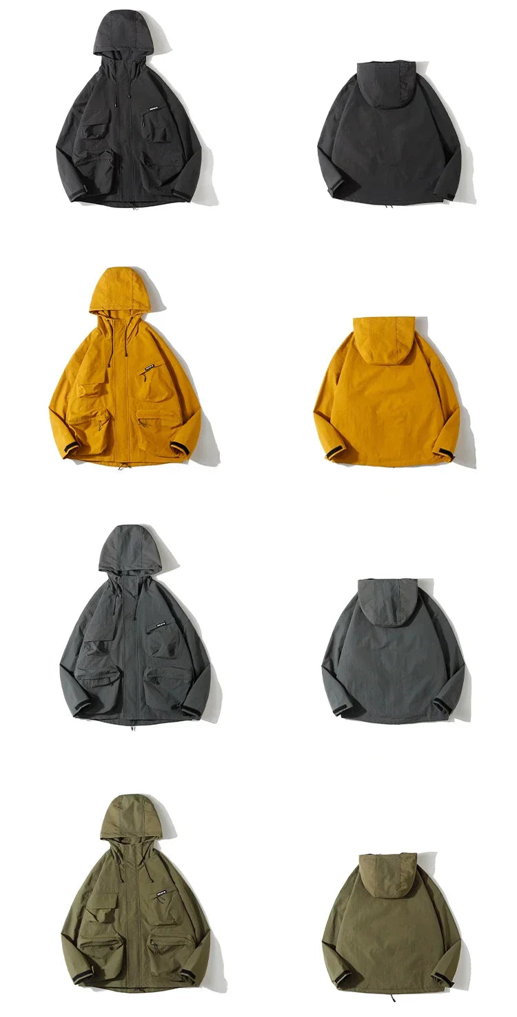 primecuration | Veste d'Automne Confortable et Imperméable Justus