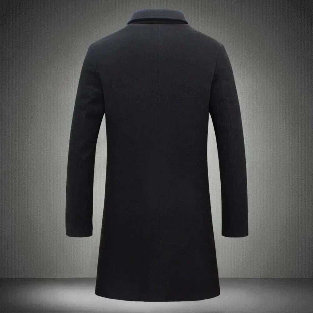 primecuration | Manteau en laine élégant pour hommes - Style intemporel et confort