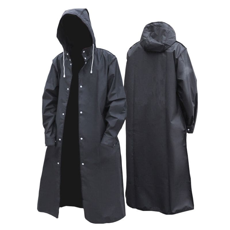 primecuration | Veste de pluie avec capuche  - Imperméable et légère