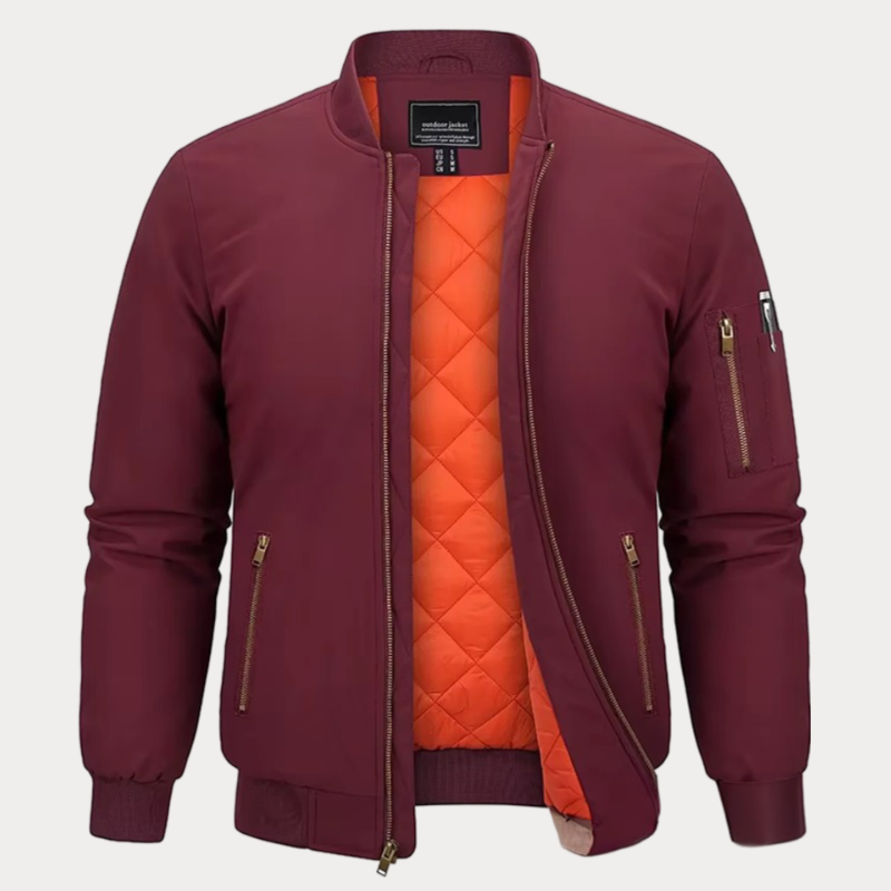 primecuration | Veste bomber rembourrée pour hommes - Style moderne et confort chaud