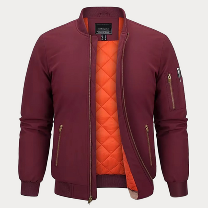 primecuration | Veste bomber rembourrée pour hommes - Style moderne et confort chaud