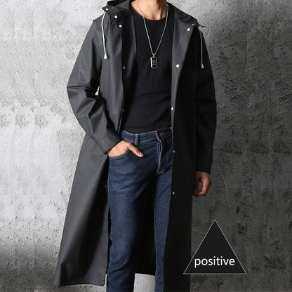 primecuration | Veste de pluie avec capuche  - Imperméable et légère