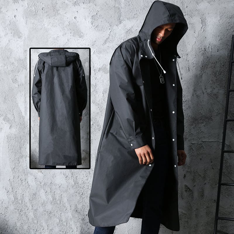 primecuration | Veste de pluie homme avec capuche - Imperméable