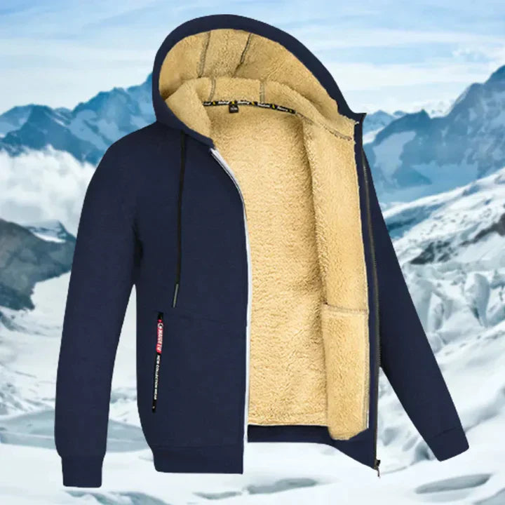 primecuration | Veste d'hiver polaire avec capuche, confort et chaleur assurés