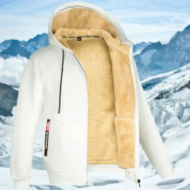 primecuration | Veste d'hiver polaire avec capuche, confort et chaleur assurés