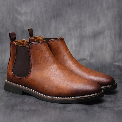 Bottines Chelsea en cuir pour homme - Gerno