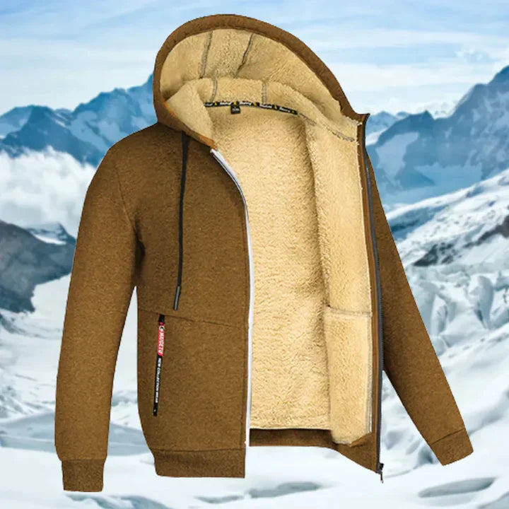 primecuration | Veste d'hiver polaire avec capuche, confort et chaleur assurés