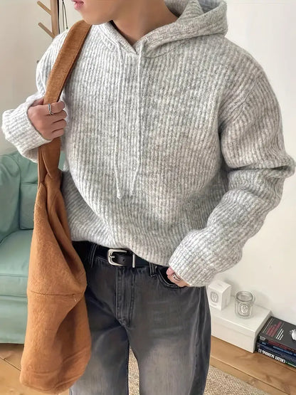 primecuration | Pull en laine tricoté pour hommes - Confort et chaleur d'hiver