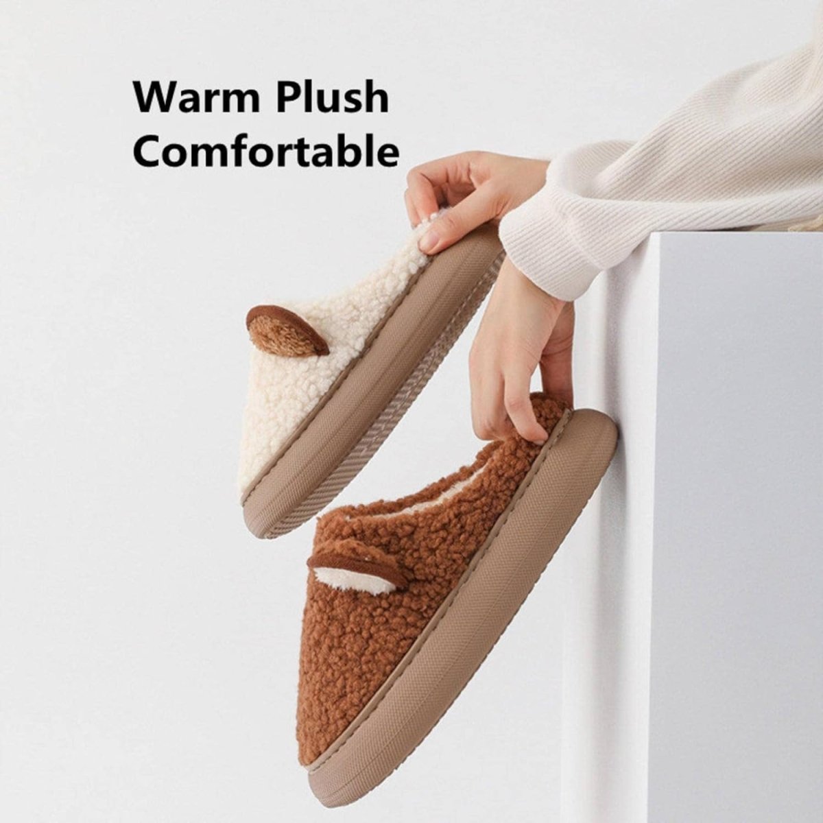 primecuration | Chaussons chauds et confortables en laine pour femmes