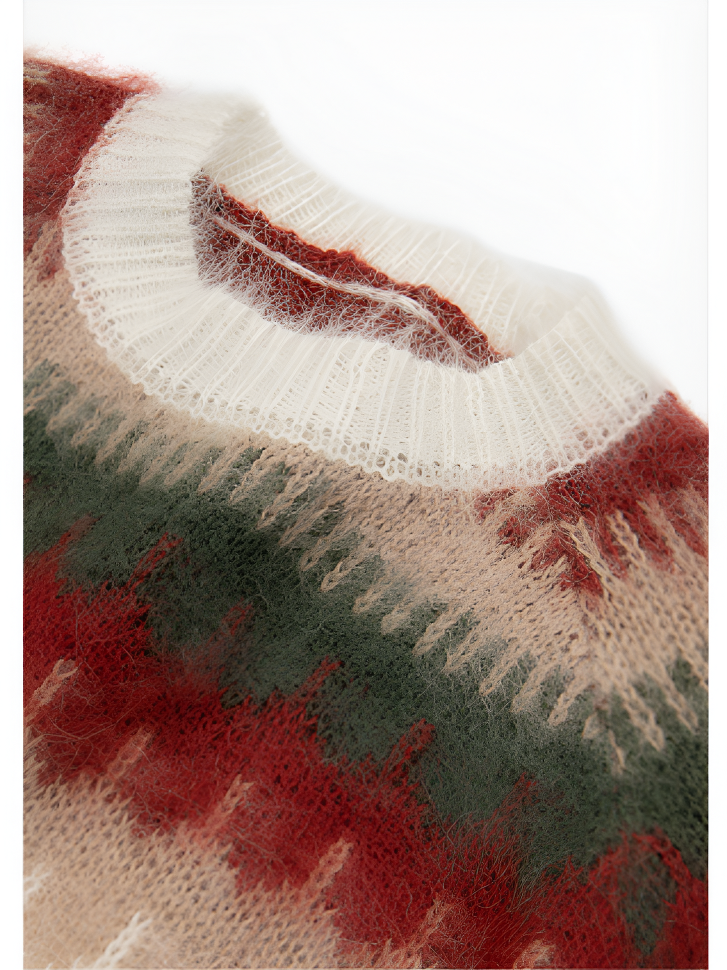 Pull en tricot rouge de Noël confortable et stylé pour les fêtes